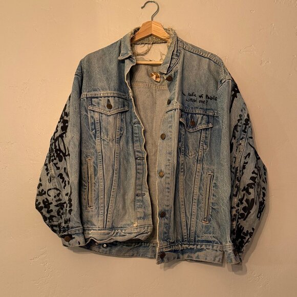 Kanye West x Levis Life Of Pablo Notepad Vintage Denim Jacket - Picture 3 of 8